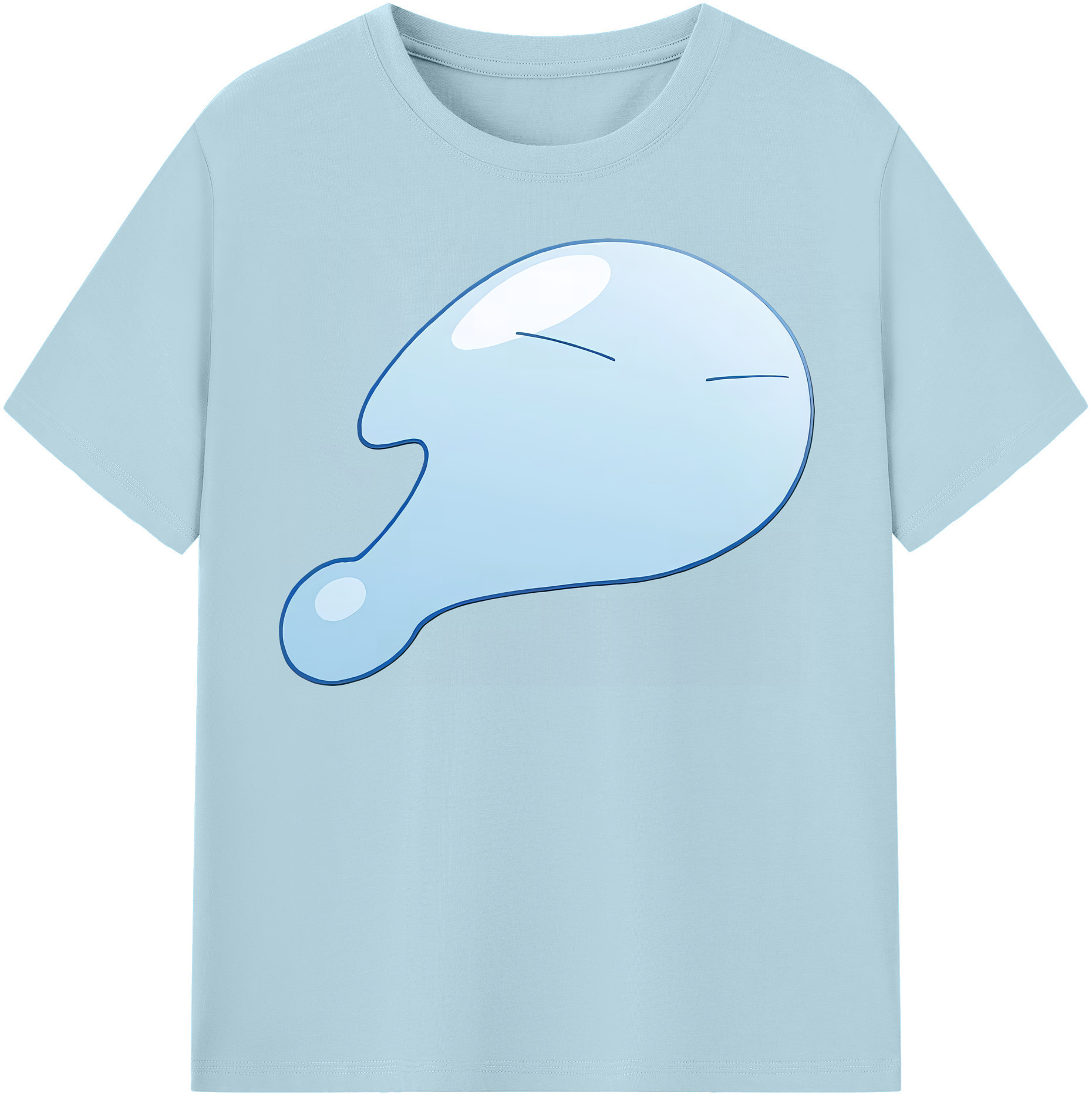 （画像用） 転スラ Regarding Reincarnated to Slime 綿100％半袖Tシャツ（フロントプリント）
